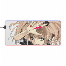 Load image into Gallery viewer, Junko Enoshima RGB LED Mouse Pad (Desk Mat)