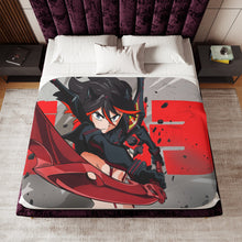 Load image into Gallery viewer, Anime Kill La Kill Sherpa Blanket
