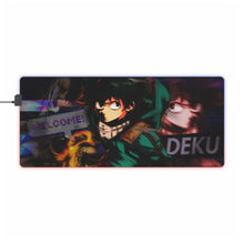 Load image into Gallery viewer, My Hero Academia Izuku Midoriya RGB LED Mouse Pad (Desk Mat)