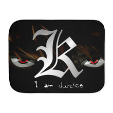Load image into Gallery viewer, Death Note Light Yagami Sherpa Blanket