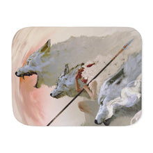 Load image into Gallery viewer, Princess Mononoke Sherpa Blanket