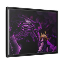 Load image into Gallery viewer, Meliodas vs Demon King Canvas Framed Art Print