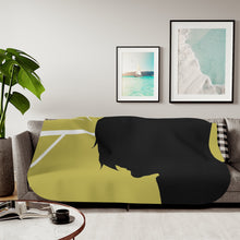 Load image into Gallery viewer, Decim Silhouette Sherpa Blanket