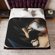 Load image into Gallery viewer, Asta's Demon Glimpse Sherpa Blanket