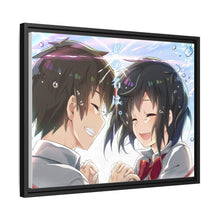 Load image into Gallery viewer, Taki and Mitsuha (Your Name) Canvas Framed Art Print