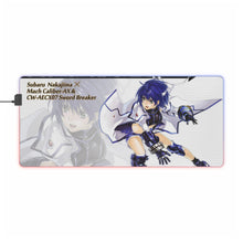 Load image into Gallery viewer, Magical Girl Lyrical Nanoha RGB LED Mouse Pad (Desk Mat)