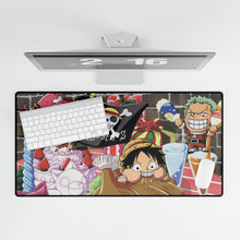 Load image into Gallery viewer, straw hats Christmas meal Mouse Pad (Desk Mat)