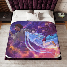 Load image into Gallery viewer, Anime Spirited Away Sherpa Blanket