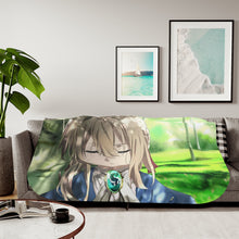 Load image into Gallery viewer, Violet Evergarden Sherpa Blanket