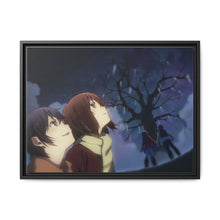 Load image into Gallery viewer, Anime ERASED Canvas Framed Art Print