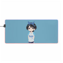 Load image into Gallery viewer, Ruka Sarashina Vector illustration RGB LED Mouse Pad (Desk Mat)
