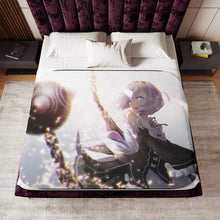 Load image into Gallery viewer, The one-horned Demon Sherpa Blanket