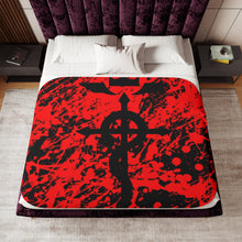 Load image into Gallery viewer, Full Metal Bleed Sherpa Blanket