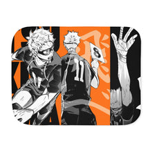 Load image into Gallery viewer, Tsukishima Kei Sherpa Blanket