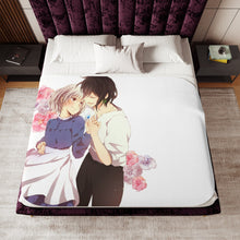 Load image into Gallery viewer, Anime Howl's Moving Castle Sherpa Blanket