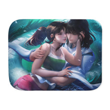 Load image into Gallery viewer, Anime Spirited Away Sherpa Blanket