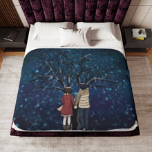 Load image into Gallery viewer, Anime ERASED Sherpa Blanket