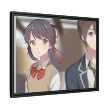 Load image into Gallery viewer, Anime Your Name. Canvas Framed Art Print