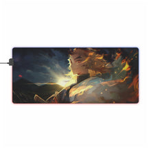 Load image into Gallery viewer, Kyojuro Rengoku RGB LED Mouse Pad (Desk Mat)