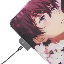 Load image into Gallery viewer, Hyouka Eru Chitanda, Satoshi Fukube, Mayaka Ibara RGB LED Mouse Pad (Desk Mat)