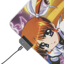 Load image into Gallery viewer, Magical Girl Lyrical Nanoha RGB LED Mouse Pad (Desk Mat)