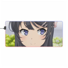 Load image into Gallery viewer, Rascal Does Not Dream of Bunny Girl Senpai RGB LED Mouse Pad (Desk Mat)