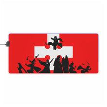 Load image into Gallery viewer, Anime Fire Force RGB LED Mouse Pad (Desk Mat)