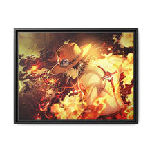 Load image into Gallery viewer, Portgas D. Ace 8k Canvas Framed Art Print