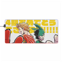 Load image into Gallery viewer, My Hero Academia Izuku Midoriya RGB LED Mouse Pad (Desk Mat)