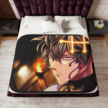 Load image into Gallery viewer, Black Clover Yuno Sherpa Blanket