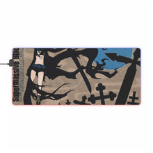 Load image into Gallery viewer, Black Rock Shooter RGB LED Mouse Pad (Desk Mat)