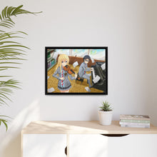 Load image into Gallery viewer, Kaori and Arima Canvas Framed Art Print