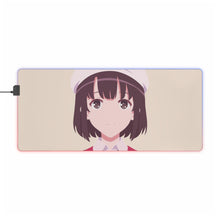 Load image into Gallery viewer, Katou Megumi RGB LED Mouse Pad (Desk Mat)
