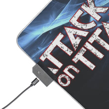 Load image into Gallery viewer, Anime Attack On Titan RGB LED Mouse Pad (Desk Mat)