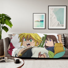 Load image into Gallery viewer, Anime The Seven Deadly Sins Sherpa Blanket