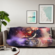 Load image into Gallery viewer, Guilty Crown Inori Yuzuriha Sherpa Blanket