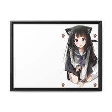 Load image into Gallery viewer, Eru Chitanda Cat form Canvas Framed Art Print