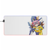 Load image into Gallery viewer, FLCL Haruko Haruhara RGB LED Mouse Pad (Desk Mat)