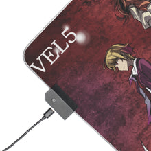 Load image into Gallery viewer, A Certain Scientific Railgun Mikoto Misaka RGB LED Mouse Pad (Desk Mat)