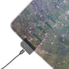 Load image into Gallery viewer, Scenic drive through the cherry blossoms RGB LED Mouse Pad (Desk Mat)