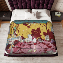 Load image into Gallery viewer, Anime Elfen Liedr Sherpa Blanket