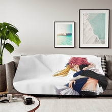 Load image into Gallery viewer, Fairy Tail Natsu Dragneel, Lucy Heartfilia Sherpa Blanket