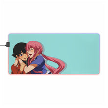 Load image into Gallery viewer, Mirai Nikki Yuno Gasai RGB LED Mouse Pad (Desk Mat)