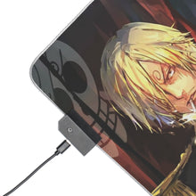 Load image into Gallery viewer, Roronoa Zoro/Vinsmoke Sanji RGB LED Mouse Pad (Desk Mat)