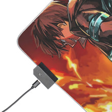 Load image into Gallery viewer, Fire Force Shinra Kusakabe RGB LED Mouse Pad (Desk Mat)