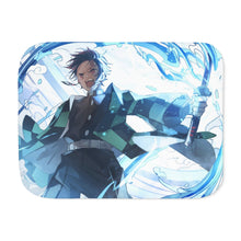 Load image into Gallery viewer, Anime Demon Slayer: Kimetsu no Yaiba Sherpa Blanket