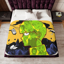 Load image into Gallery viewer, Mob Psycho 100 Shigeo Kageyama, Ritsu Kageyama Sherpa Blanket