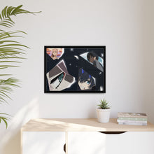 Load image into Gallery viewer, Hiro and Zero Two Moments In Broken Glass Canvas Framed Art Print