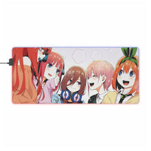 Load image into Gallery viewer, The Quintessential Quintuplets RGB LED Mouse Pad (Desk Mat)