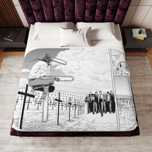 Load image into Gallery viewer, Chainsaw Man Sherpa Blanket